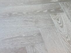 Vintage Grey Herringbone